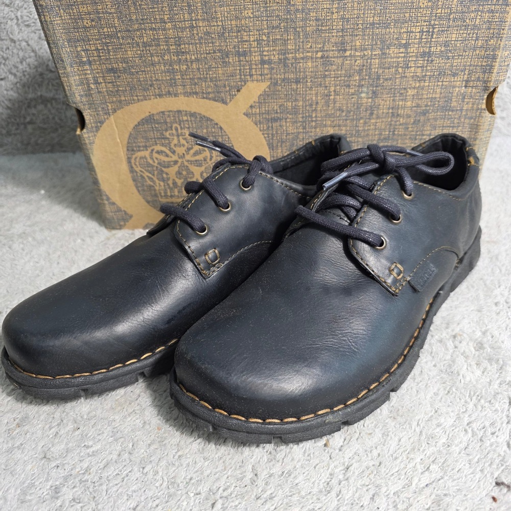 BORN Soledad Black Full Grain Leather Lace Up Oxford Shoes‎ Men 11.5 M